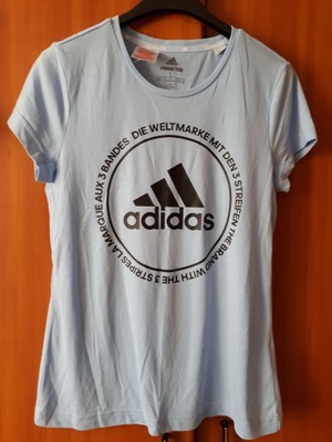 Bluzka niebieska Adidas roz 140