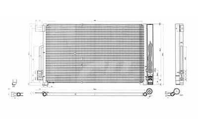 HART CONDENSER CONDENSER AIR CONDITIONER GRANDE PUNTO 1.2 05-  