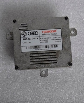 Модуль led преобразователь vw audi 4g0907397s фото №1
