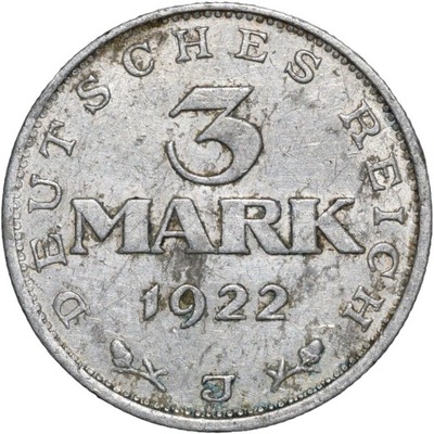 3 marki 1922 J