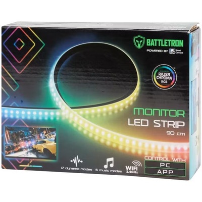 TAŚMA MONITOR LED STRIP 90cm Battletron Razer Chroma RGB APP SMART CONNECT