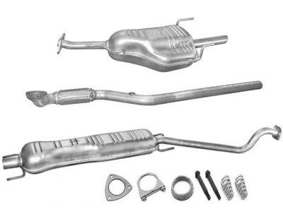 OPEL ASTRA 2 G - 1.8 (92KW) GASOLINA - UNIVERSAL (AÑO 2000-2003) SILENCIADORES  