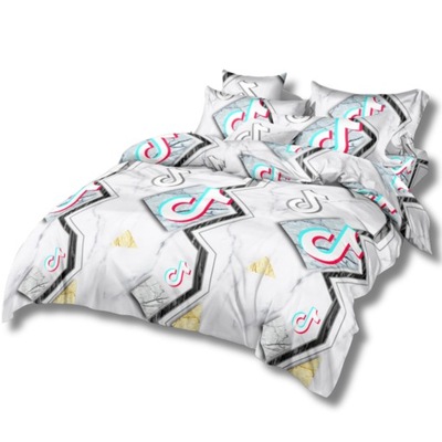 KOMPLET POŚCIELI 3D 160x200 NUTKA 2244