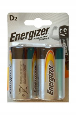 Baterie alkaiczne Energizer R20 2 sztuki