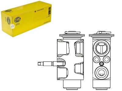 HELLA VOŽTUVAS PLEČIAMASIS KONDICIONAVIMO BMW E46/E83 