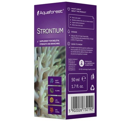 Aquaforest Strontium 50ml stront akwarium morskie