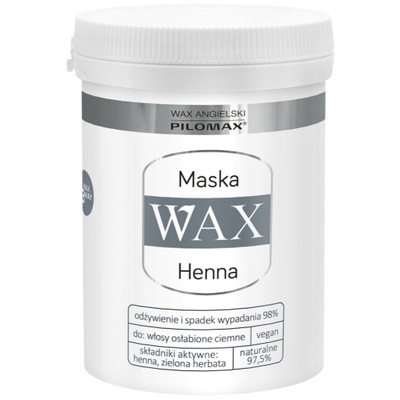 Odżywka do włosów ciemnych Henna Wax