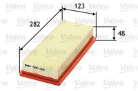 VALEO FILTRO AIRE CITROEN BERLINGO 96-/PEUGEOT 206 98-/RENAULT CLIO  