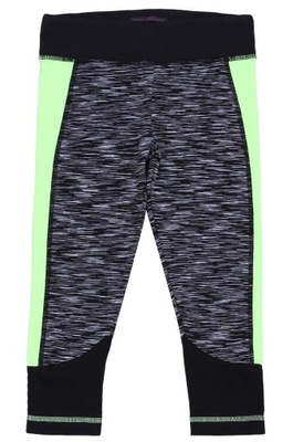 Legginsy, getry sportowe neon 7-8 lat 128 cm