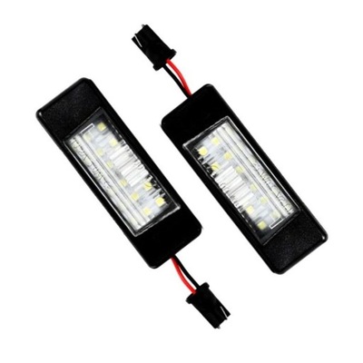 APŠVIETIMAS LED LEMPUTĖS VALSTYBINIO NUMERIO LAIKYKLIS NISSAN QASHQAI I II 2007 2008 2009 2010 