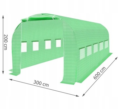 Folia Ogrodnicza szklarni Tunel Foliowy 6x3 18m2