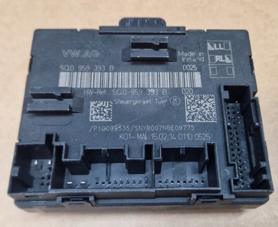 Модуль дверь 5q0959393b vw skoda оригинал фото №1