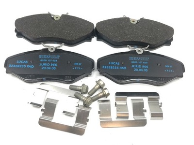 Гальмівні колодки гальмівні перед renault espace 8200834101 фото №1