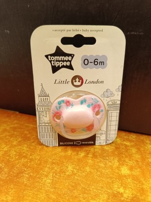 Smoczek uspokajający LITTLE LONDON GIRL 0-6msc Tomme Tippee