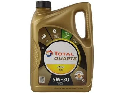 TOTAL TOT5W30MDC5 ALYVA TOTAL 5W-30 QUARTZ INEO MDC 5L 