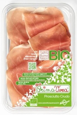 SZYNKA PROSCIUTTO CRUDO BEZGLUTENOWA BIO 70 g - PR