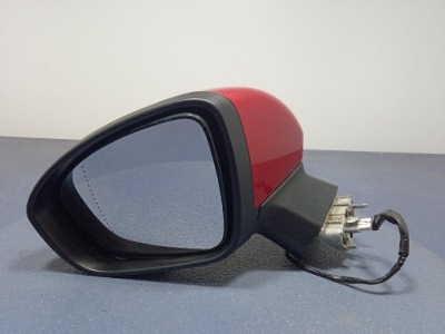 Renault clio v 19- дзеркало ліва eu 7 pin 30166726-06b tennp - red flame фото №1