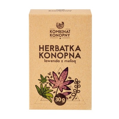 KOMBINAT Herbatka konopna 30 g – Lawenda z melisą