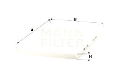 MANN-FILTER FILTRO CABINAS AUDI A6 C4 1.8-4.2 06.94-12.97  