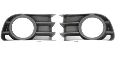 Решётка радиатора решётка бампера do renault megane ii 02-05 l+p czarna фото №1