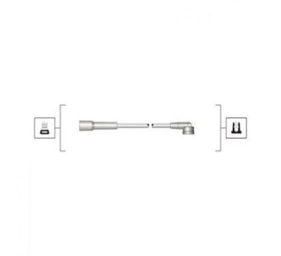 Набор трубопровод зажигания magneti marelli 941319170016 фото №1