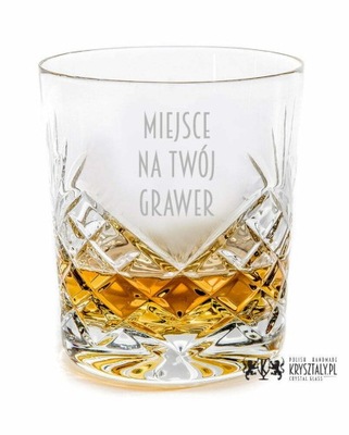 Szklanki do whisky grawerowane grawer kryształowe