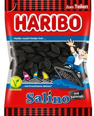 HARIBO ŻELKI SALINO LUKRECJA 200g Z NIEMIEC