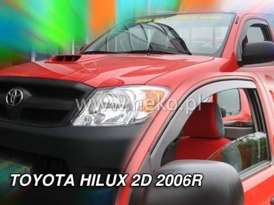 DEFLECTORES PARTE DELANTERA HEKO TOYOTA HILUX VII 2 DE PUERTA 06-15  