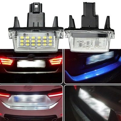 FOR TOYOTA YARIS/VITZ CAMRY COROLLA PRIUS C RACTIS LIGHTING PLATES REJESTRACYJNEJ  