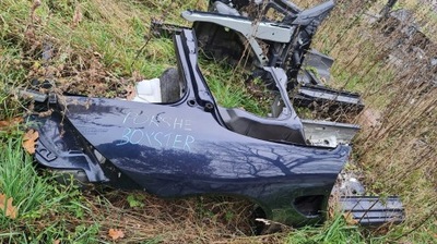 Porsche boxster 987 чверть крила правий задня права задня фото №1