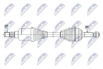 SEMI-EJE DE ACCIONAMIENTO TESLA MODELO S 60/60D/70/70D/75/75D/  