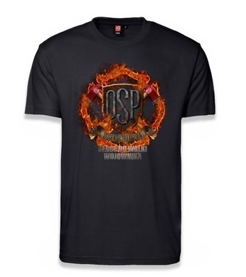 Koszulka STRAŻAKA Straż Pożarna OSP t-shirt M