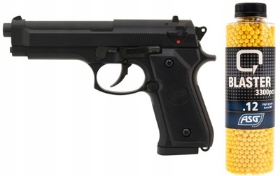 Pistolet ASG M92F Black ZESTAW KULKI