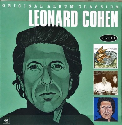 3CD LEONARD COHEN ORIGINAL ALBUM CLASSICS