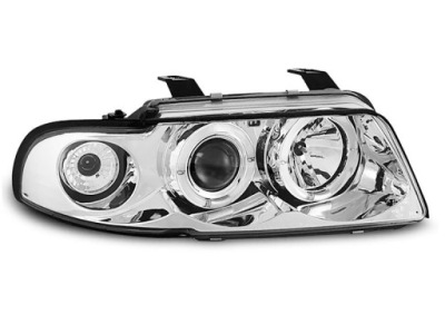 Фонари фары audi a4 b5 94-98 кольца хром фото №1