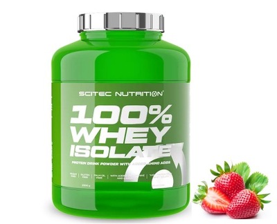 Scitec 100% Whey Isolate 2000 g Izolat Truskawka