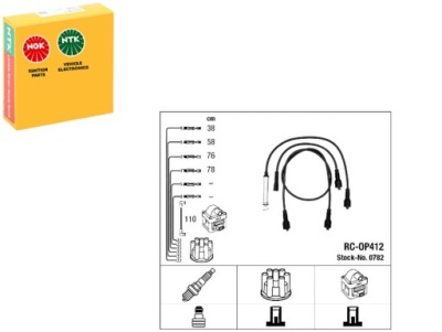 Ngk набор трубопровод зажигания opel frontera a s фото №1