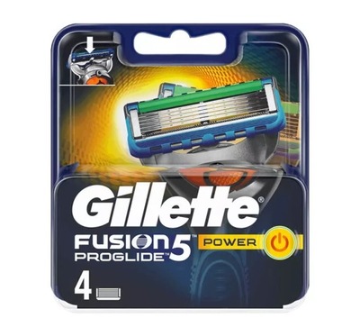 GILLETTE FUSION5 PROGLIDE POWER WKŁADY 4SZT