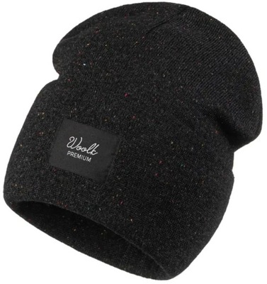 Czarna Zimowa Czapka dla Pań PER Black Beanie