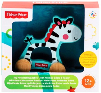 Fisher Price drewniana ZEBRA FP-1000_2