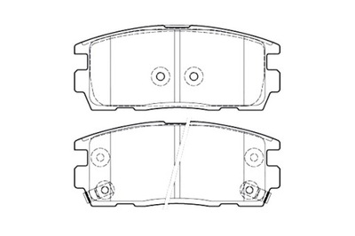 VALEO ZAPATAS DE FRENADO OPEL ANTARA 06- PARTE TRASERA  