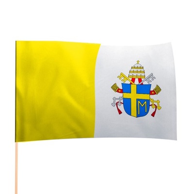 Flaga JANA PAWŁA II papieska 60x90cm TUNEL