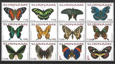 SURINAM motyle Mi 1896-907**