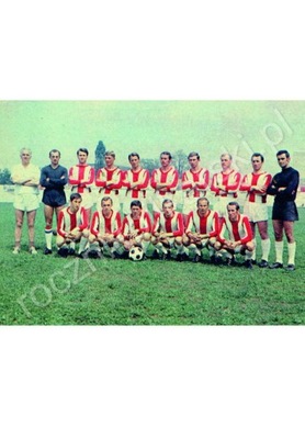 Pocztówka - Sezon 1969/70 KS Cracovia