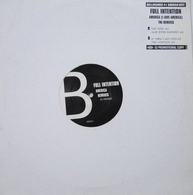 Full Intention - America (I Love America) The Remixes 12'' NM