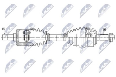 ПОЛУОСЬ ПРИВОДНАЯ HONDA CR-V 2.0,2.4,2.2CTDI 02-07 \/L фото