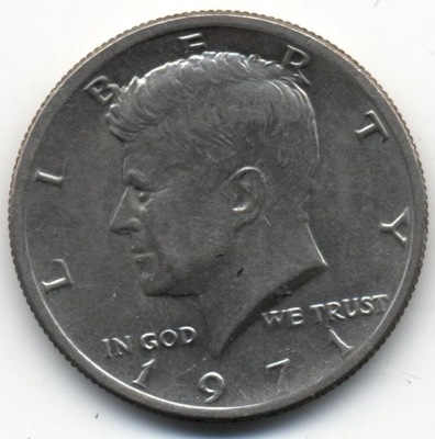 U.S.A. 1/2 dolara 1971