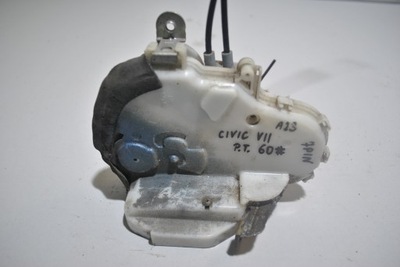 Замок двері honda civic vii правий задня 7 pin фото №1