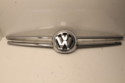 Vw touareg i lift решётка радиатора решётка радиатора хром значок 7l6853668 # фото №1