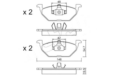 METELLI TRINKELĖS STABDŽIŲ AUDI A1 1.6 TDI (8X1. 8XK 